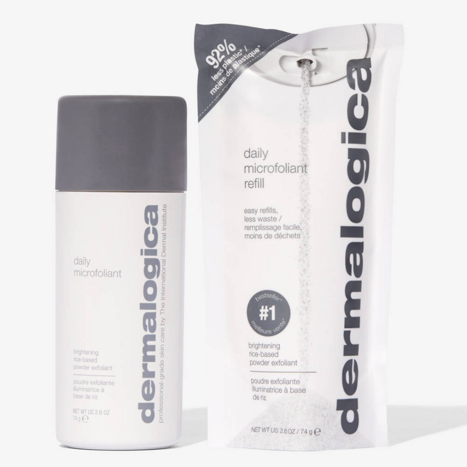 dermalogica daily microfoliant リフィル 2袋 Dermalogica Daily Microfoliant Refill Set